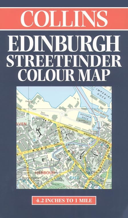 Collins Edinburgh Streetfinder Colour Map