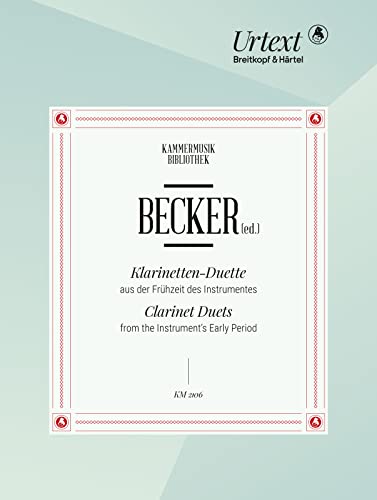 CLARINETTEN DUETTE AUS FRUHZEIT CLARINETTE