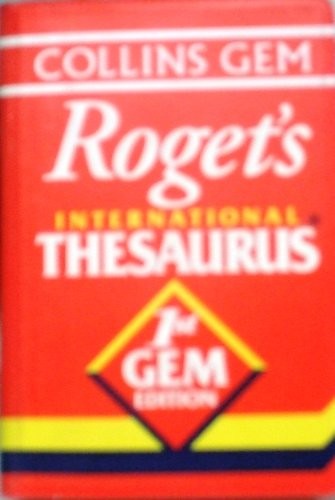 Collins Gem Roget's International Thesaurus