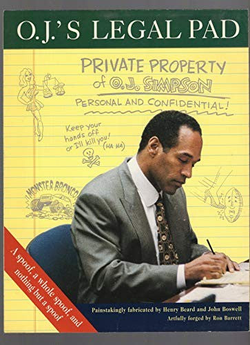 O. J. Simpsons Legal Pad