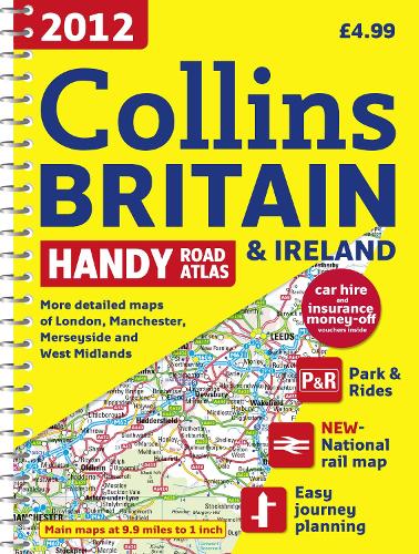2012 Collins Handy Road Atlas Britain