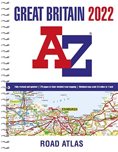 Great Britain A-Z Road Atlas 2022 (A4 Spiral)