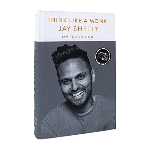 Think Like a Monk: The Secret of How to Harness the Power of Positivity and be Happy Now - Signed Edition By Jay Shetty, Business, Self Help, Motivation, Mental Health, Best seller