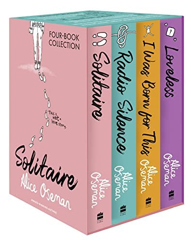 Alice Oseman Four-Book Collection Box Set (Solitaire, Radio Silence, I Was Born For This, Loveless)