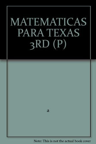 Matematicas Para Texas 3rd