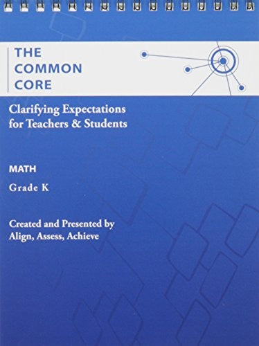 AAA the Common Core: Clarifying Expectations for Teachers and Students. Math, Kindergarten