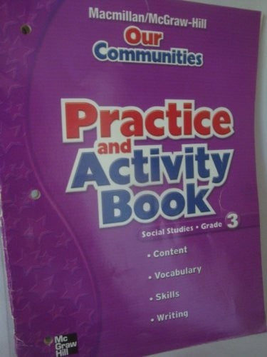 Practice and Activity Book, Social Studies, Grade 3