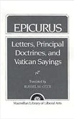Letters Principal Doctrines and Vatican Sayings
