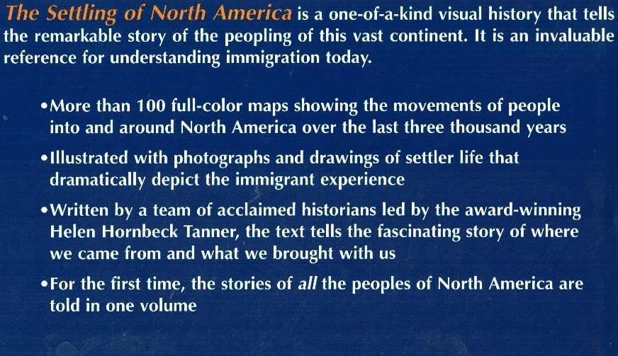The Settling of North America: the Visual Atlas of the Great Mig