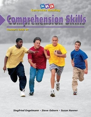 Corrective Reading Comprehension Level B1, Teacher Guide