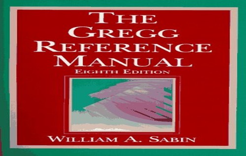 Gregg Reference Manual