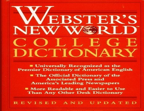 Webster's New World College Dictionary