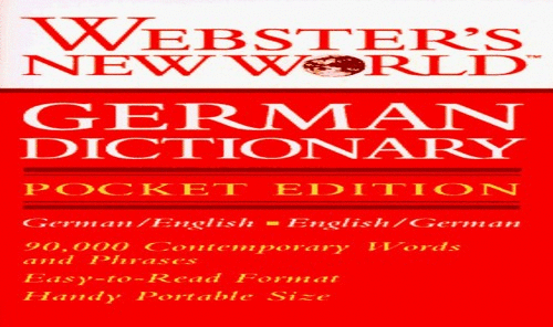 Websteras New World German Dictionary, Pocket Edit Ion