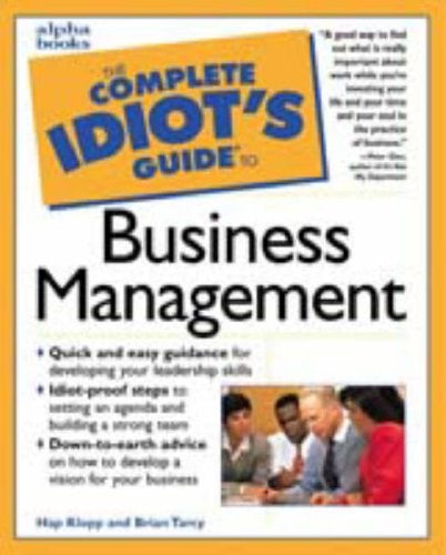 Cig: To Managing A Business