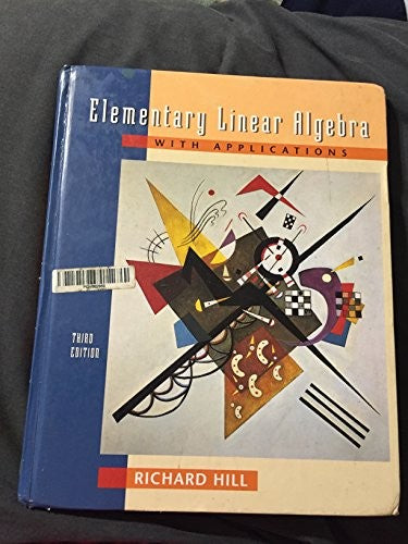 Elementary Linear Algebra with Applications