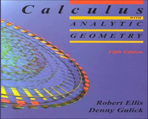 Calculus with Analytic Geometry