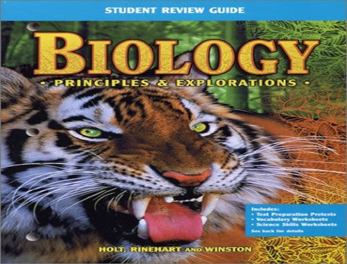 Student Review Guide BP&E 2001