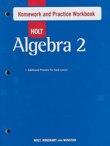 Holt Algebra 2