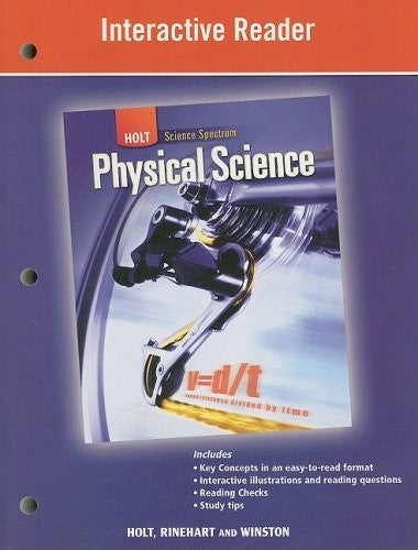 Holt Science Spectrum: Physical Science