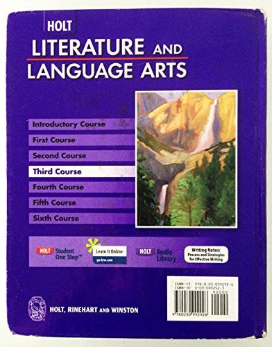 Holt Literature and Language Arts