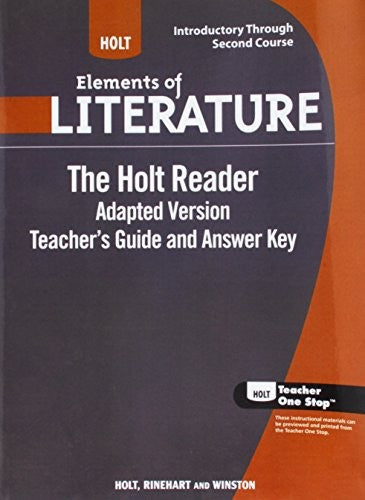 Holt Adapted Reader T/G Eolit