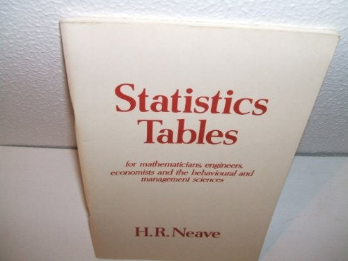 Statistics Tables