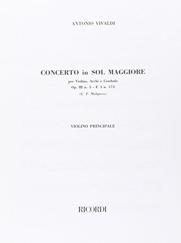 CONCERTI PER VL., ARCHI E B.C.: ORCHESTRE