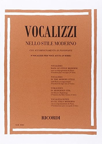 VOCALIZZI NELLO STILE MODERNO. I SERIE CHANT