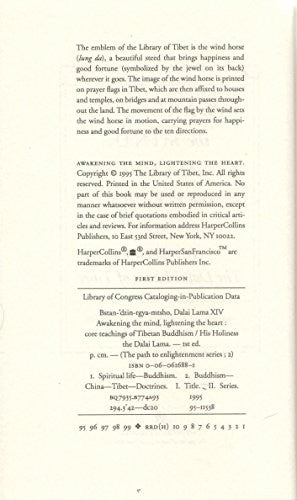 Awakening the Mind, Enlightening the Heart