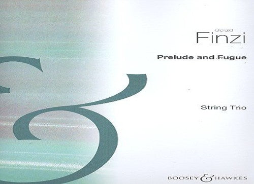 Prelude und Fugue: op. 24. string trio. Partition et parties.