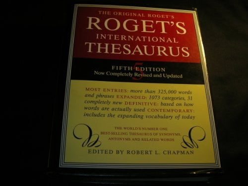 The Original Roget's International Thesaurus