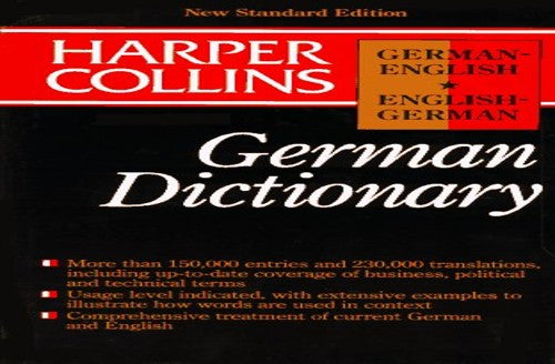 Collins German-English, English-German Dictionary