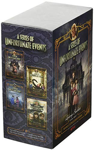 A Series Of Unfortunate Events #1-4 Netflix Tie-in Box Set