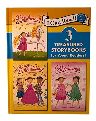 I Can Read Pinkalicious Large Hardback Book with 3