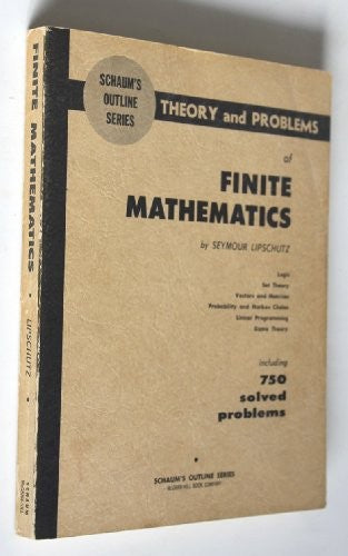 Schaum's Outline of Finite Mathematics