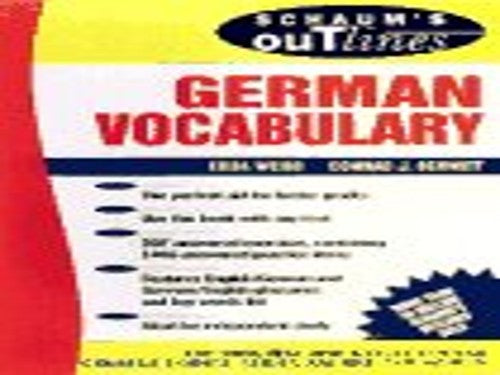 Schaum's Outline of German Vocabulary