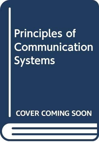 Principles of Communication Systems