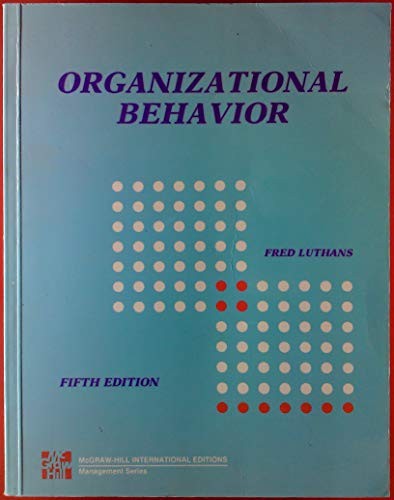 Organizational Behavior