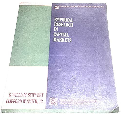 Empirical Research in Capital Markets