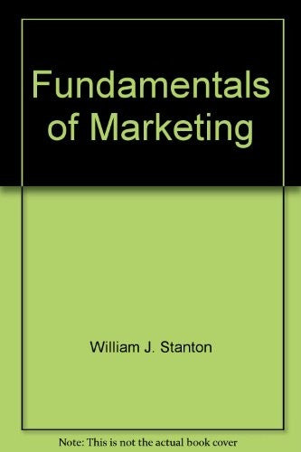 Fundamentals of Marketing