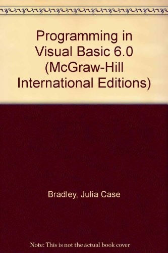 Programming in Visual Basic 6.0