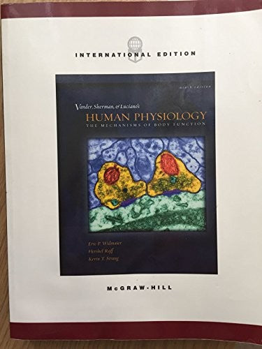 Human Physiology: The Mechanisms of Body Function