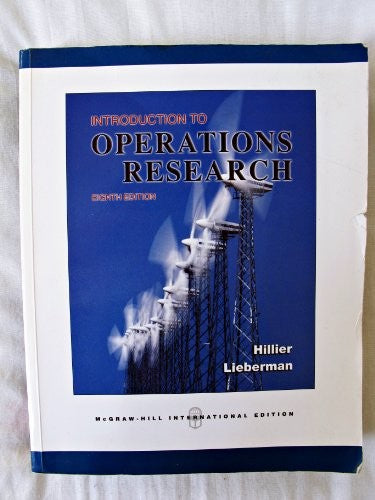 Introduction to Operations Research
