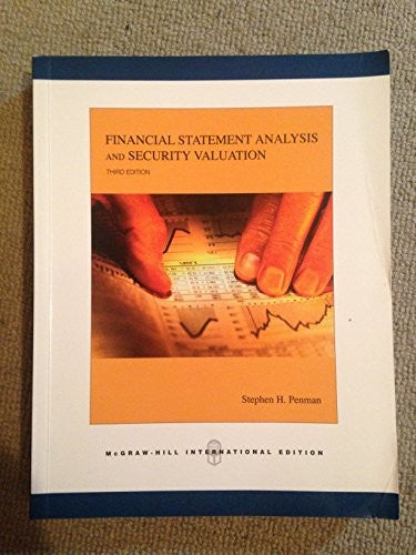 Financial Statement Analysis and Security Valuation