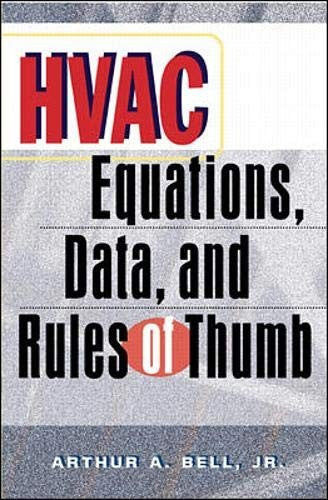 HVAC EQUATIONS, DATA, AND RULES OF THUMB