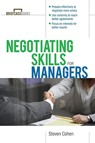 Negotiating Skills for Managers