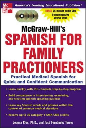 McGraw-Hill's Spanish for Family Practitioners (Book + 3CDs)