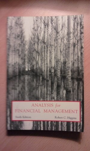 Analysis for Financial Management
