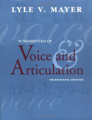 Fundamentals of Voice and Articulation (NAI)