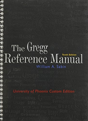 The Gregg Reference Manual